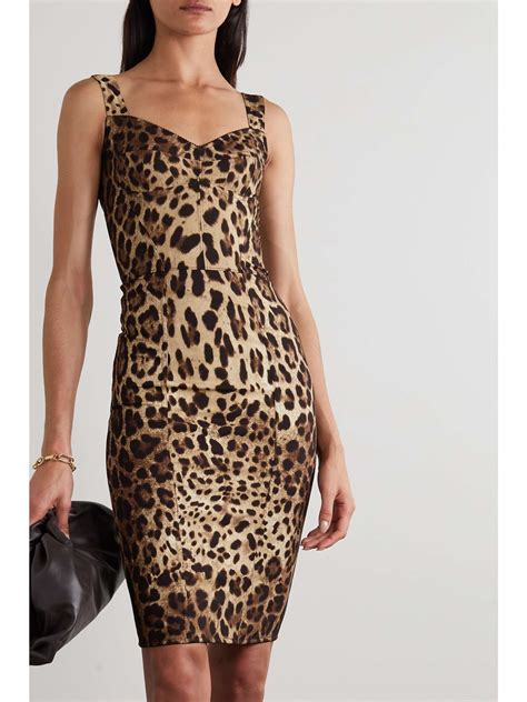 dolce gabbana green leopard dress|dolce and gabbana leopard print.